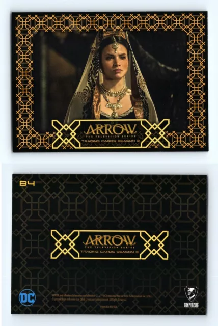 Wedding #B4 Arrow Season 3 Cryptozoic 2017 Chase Card