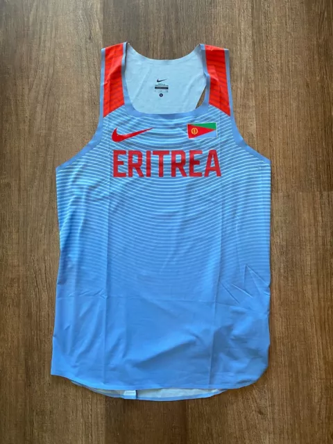 NEW Nike Pro Elite Eritrea Track & Field Running Singlet MADE IN USA Mens Size S
