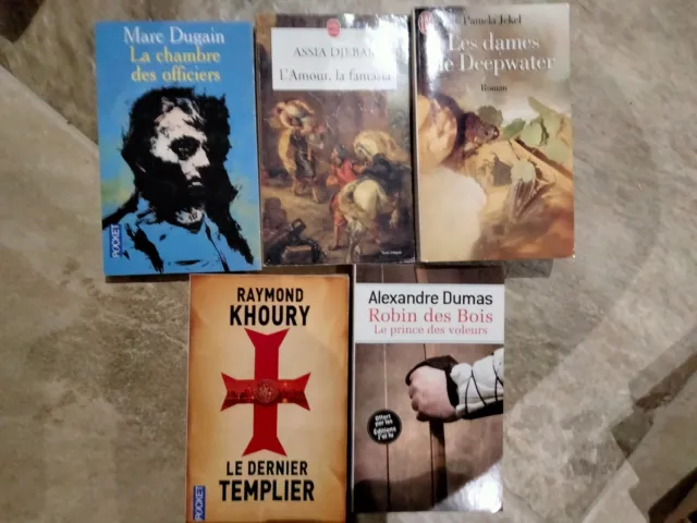 beau lot de 11 livres de poches ROMANS HISTORIQUES en bon état