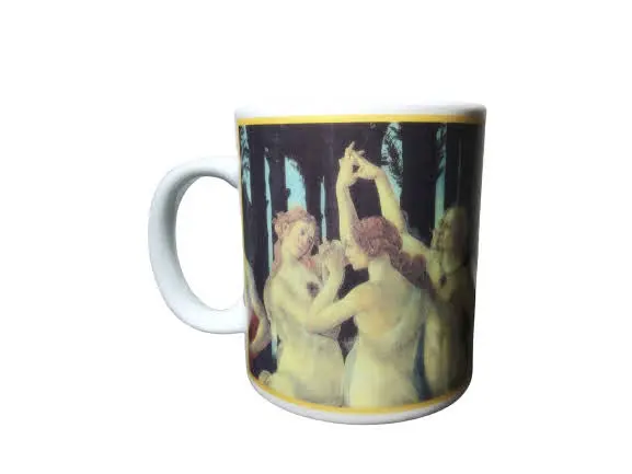 Cafe Arts Primavera by Botticelli The 3 Graces Coffee Mug 14 FL OZ Tea Cup