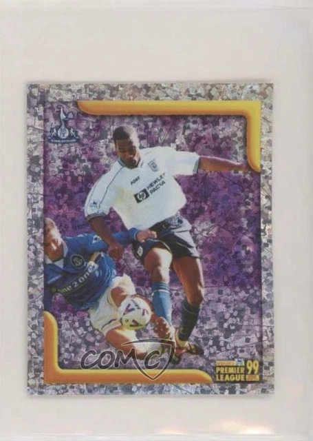 1998 Merlin Premier League 99 Album Stickers Super Refractor Les Ferdinand #490