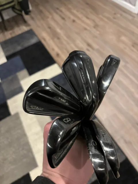 titleist t100 iron set 4-pw x stiff black