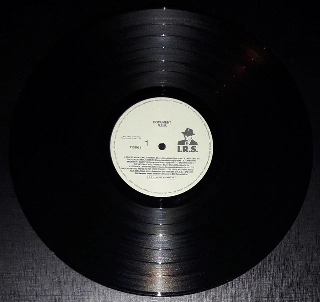 R.E.M. DOCUMENT LP 1987 1993 Réédition EmiOdeon Vinyle Brésil Mega
