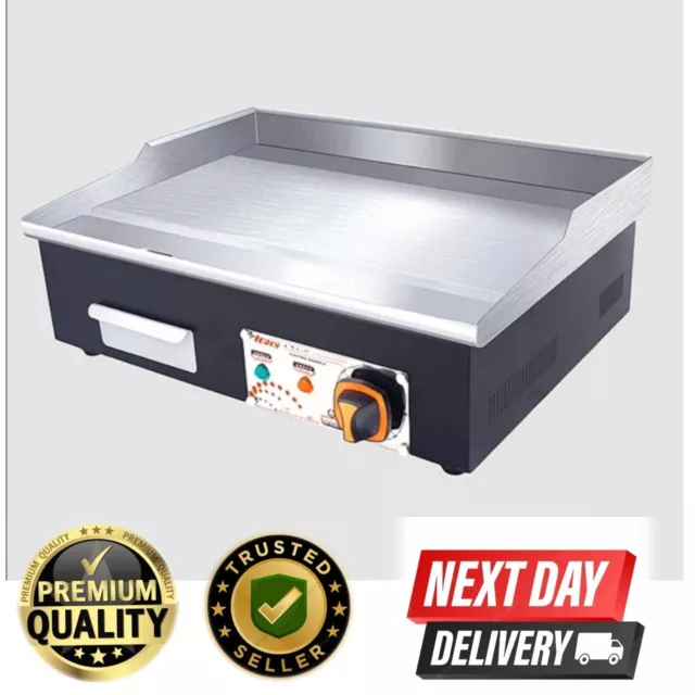 Commercial Electric Griddle 55cm With Heavy Duty Element Hot Plate