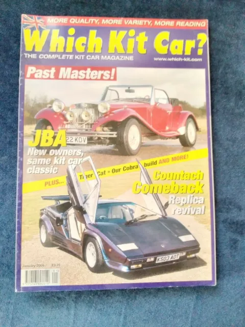 Which Kit? Magazine January 2005 JBA, GT40, Cobra, Tornado, Chesil, Countach