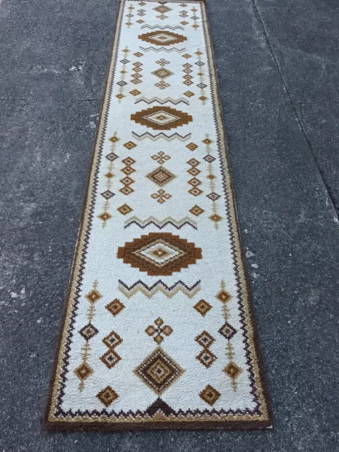 60s Alfombra Carpet Manta Shag 325 x 70 Corredores Mid Century Puente 60er L14