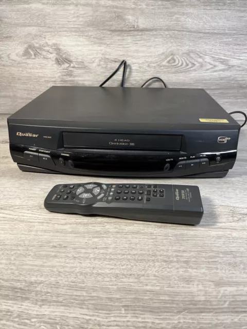 Panasonic Quasar VHQ-940 Omnivision VCR VHS Player Recorder w/Remote TESTED!
