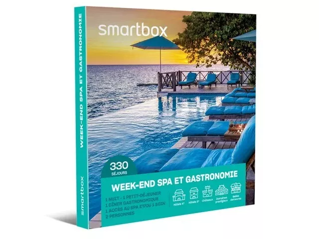 coffret smartbox Week-end spa et gastronomie