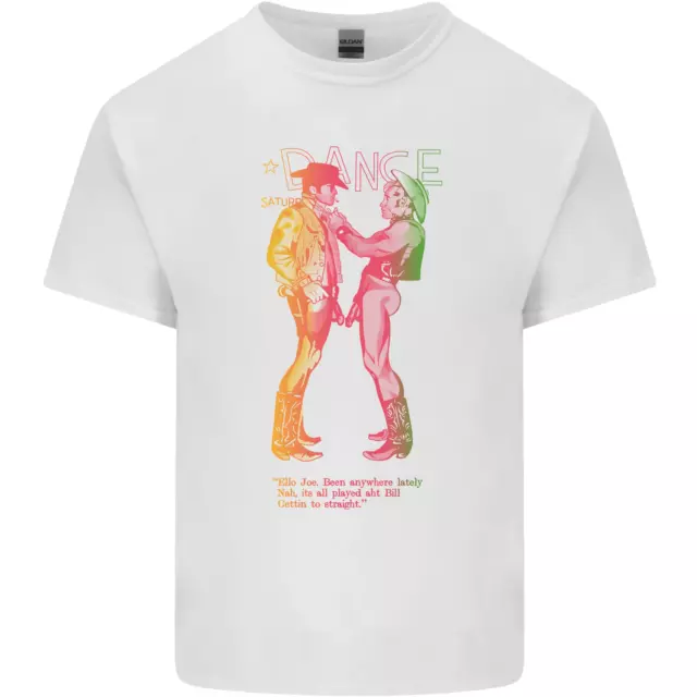 Come Worn By Sid Vicious Nuda Cowboy Lgbt Uomo Cotone T-Shirt