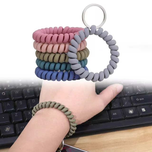 Porte-clés bracelet extensible pour sauna et gymnase porte-clés de poignet fia
