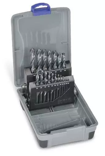 Drill Set Black | Metric: 1.0 - 10.0 x 0.5mm rises | 19pc