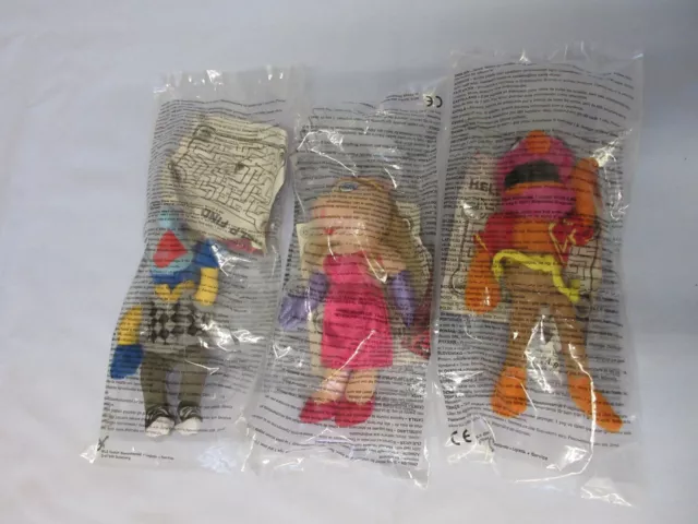 McDonalds Happy Meal Toy Muppets x 3 Miss Piggy, Animal & Gonzo