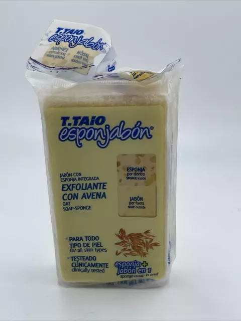 T-Taio Esponjabon Exfoliante Con Avena Oatmeal Soap Sponge 120 g