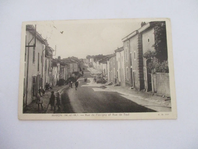 Cpa Murth Et Moselle 54 Maron Rue De Flavigny Et Rue De Toul