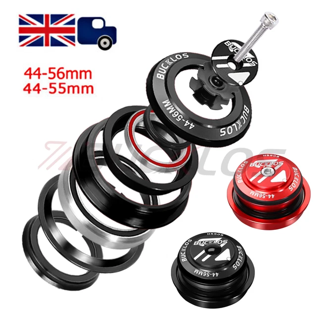 BUCKLOS 11pc Carbon Fiber Headset Spacer Set – 1-1/8" Threadless Bike Washers, MTB Road Fat Bike