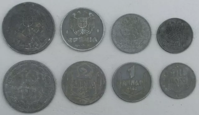 Serbien / Serbia KMS Kursmünzensatz 1942-1943 ss-vz