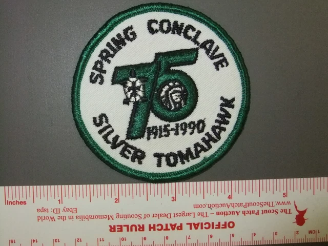 Boy Scout OA 80 Silver Tomahawk Lodge 1990 Event 0756HH