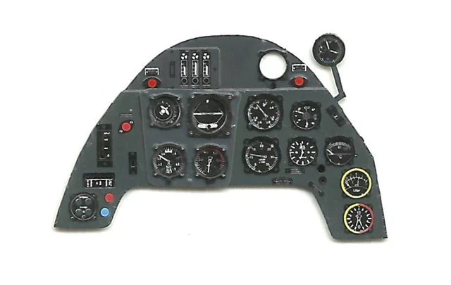 MESSERSCHMITT BF 109 G Tableau De Bord/Panneau D'instruments #2404 1/24 ...