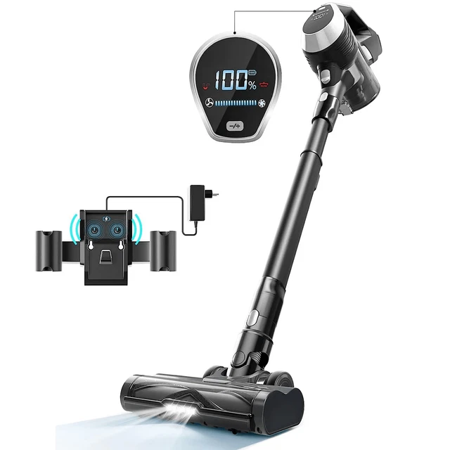 Moosoo TC1M Cordless Vacuum 4-in-1 Lightweight Stick Vacuum Cleaner