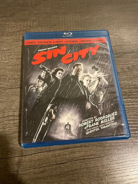 Sin City (Blu-ray Disc, 2011, 2-Disc Set, Recut, Extended, Unrated)