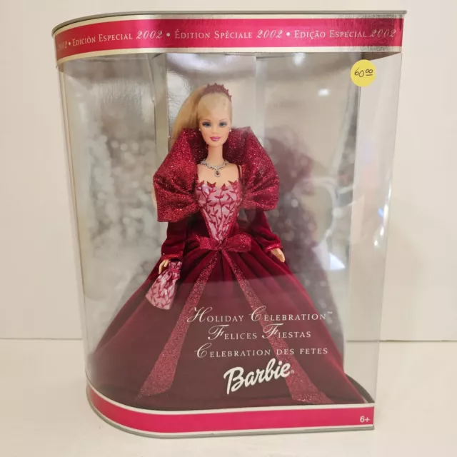 Brand New 2002 Holiday Celebration Barbie Special Edition Mattel #56209