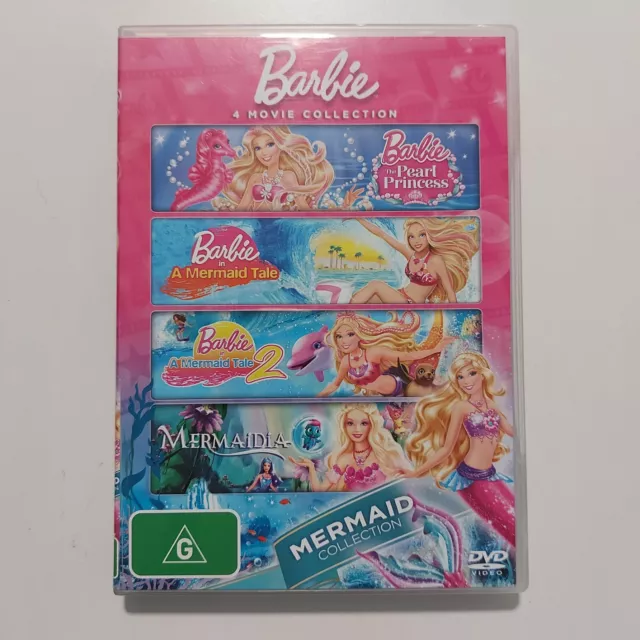 Barbie Mermaid Collection DVD R4 : 4-movie Collection Set (Pearl/Tale+2/Mermadia