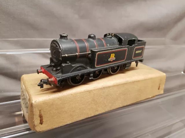 Hornby Dublo Edl17 3 Rail Br Black 0-6-2 Tank Loco 69567 V.good In Repair Box