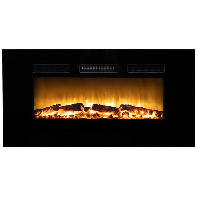 102CM CRYSTAL FLAME Effect 1800W Electric Fireplace Heater with Touch and  Remote $399.00 - PicClick AU