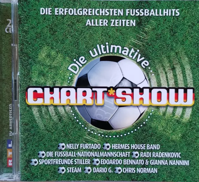 Die Ultimative Chart-Show - Die Erfolgreichsten Fussballhits Aller Zeiten - 2Cd