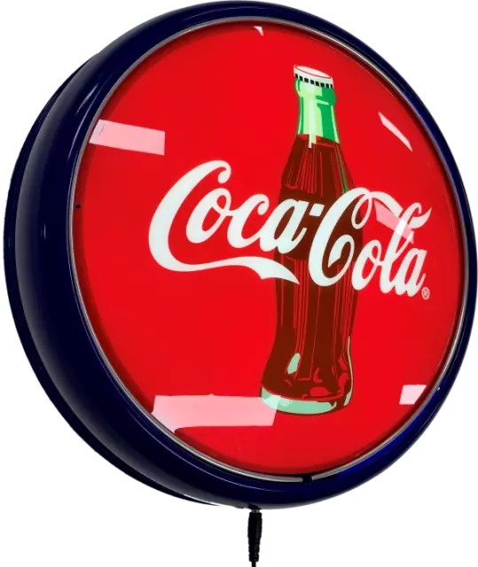 Coca Cola Coke Bottle LED Bar Lighting Wall Sign Light Button Blue Easter Gifts