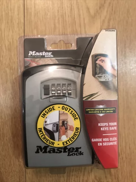 MasterLock 5403EURD Large Combination Key Lock Safe