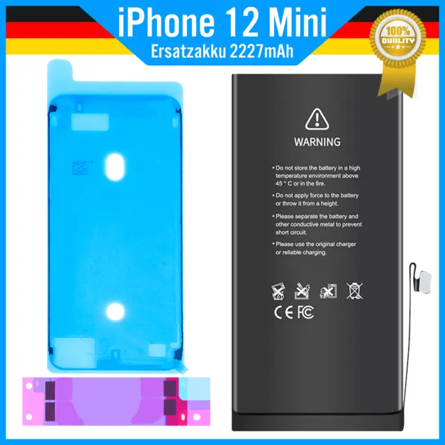 Ersatz Akku für iPhone 12 Mini + Rahmenkleber