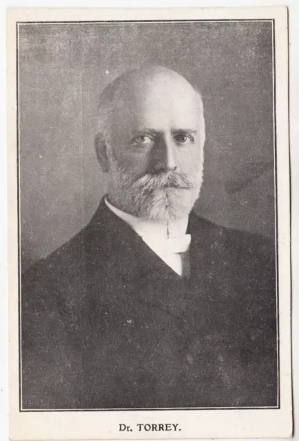 DOCTOR REUBEN ARCHER TORREY - Christian Evangelist - c1910s era printed card