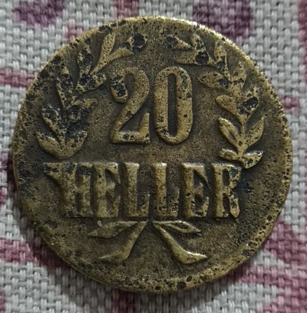 Deutschland - DOA Deutsch Ostafrika 20 Heller 1916 T - Kupfer