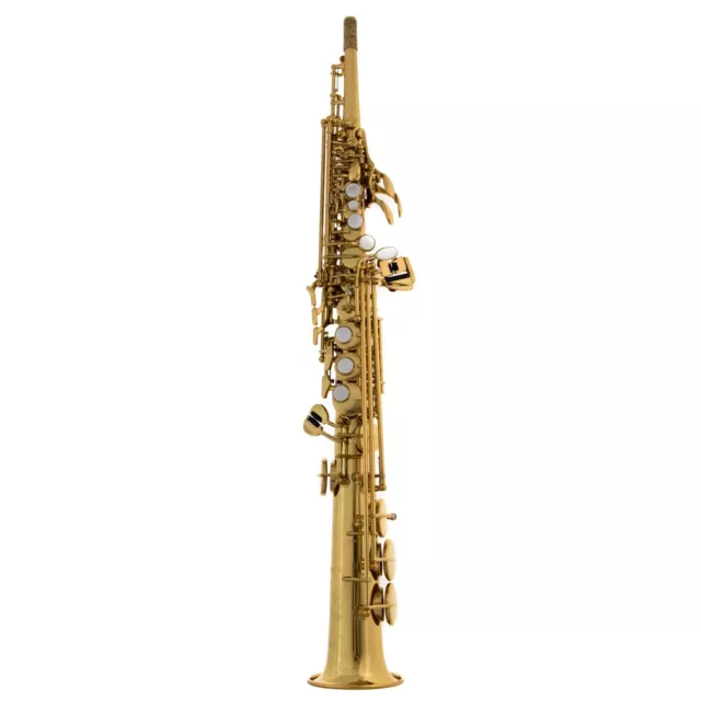 New YAMAHA SOPRANO SAXOPHONE - YSS CUSTOM 82Z in GOLD LACQUER - Ships FREE