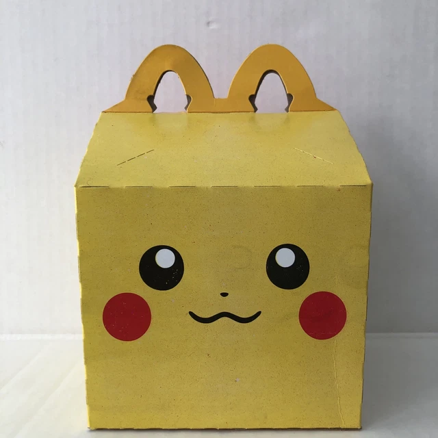 MCDONALD’S POKEMON 2022 Happy Meal Box with Pikachu Ears 2.00 PicClick