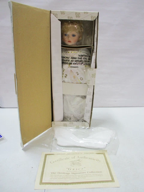 Heritage Signature Collection Grace Porcelain Doll