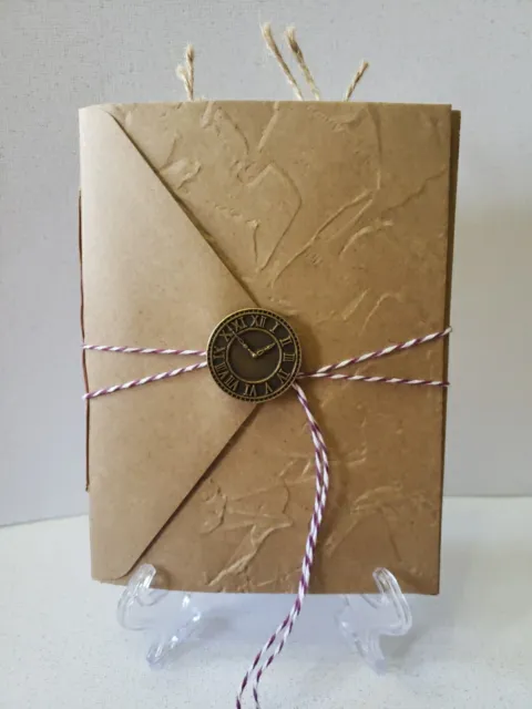 Handmade Embossed Envelope Junk Journal-Art Journal-Diary