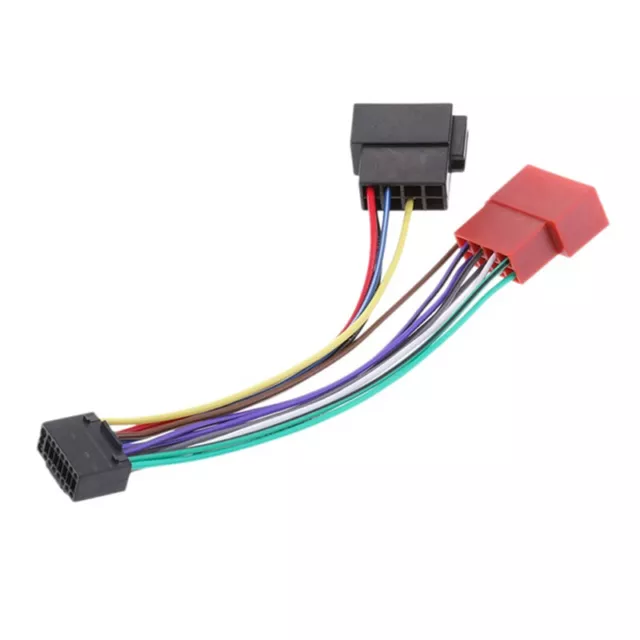 Connettore adattatore cablaggio cablaggio cablaggio auto stereo 16 pin per KENWyD*H7