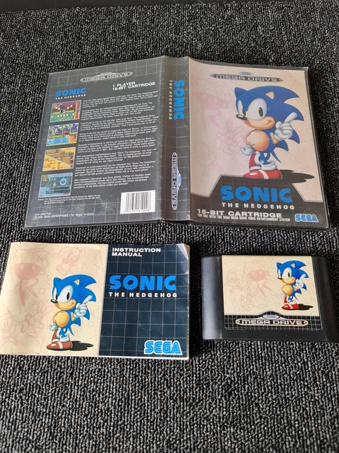 SONIC THE HEDGEHOG - Sega Mega Drive - Complete - PAL £14.99 - PicClick UK