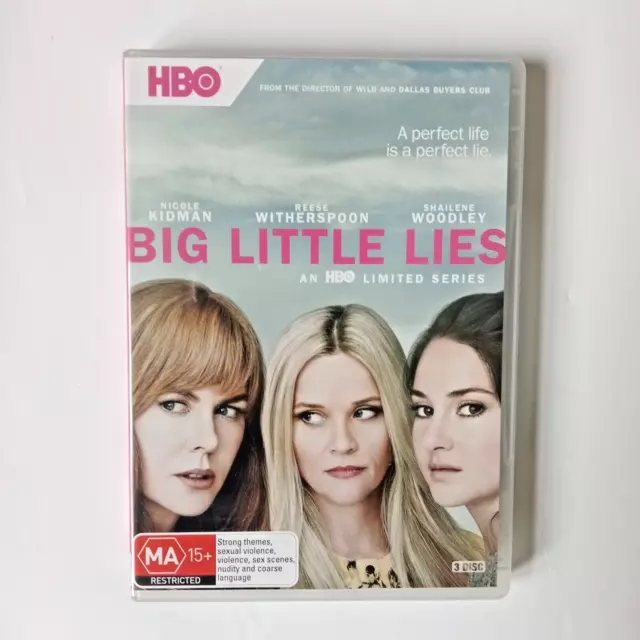 BIG LITTLE LIES: Season 1 DVD HBO Television Drama Series Nicole Kidman  $7.95 - PicClick AU