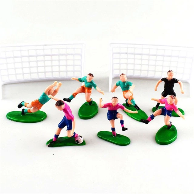 10 Toppers Cupcakes Football Anniversaire - Décorations Gâteau Non Comestibles - Thème Foot Pour Fête Garçon