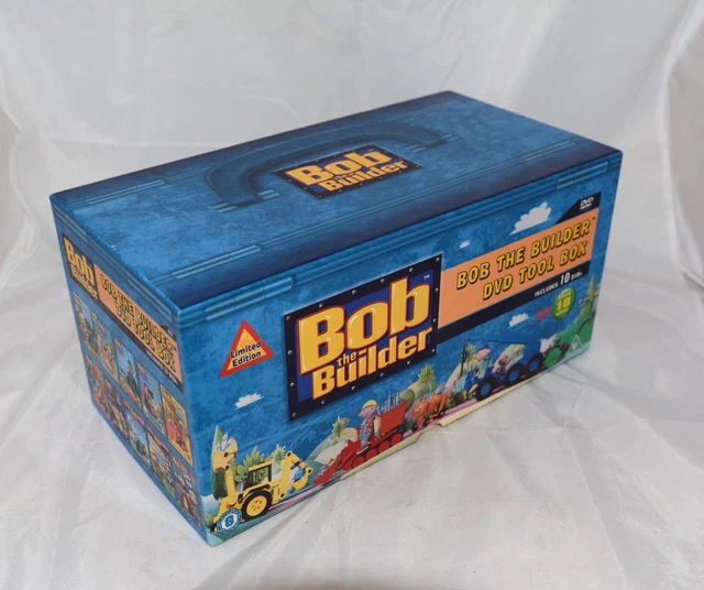 BOB THE BUILDER DVD Tool Box Limited Edition Boxset 10 x [Region 2} DVD