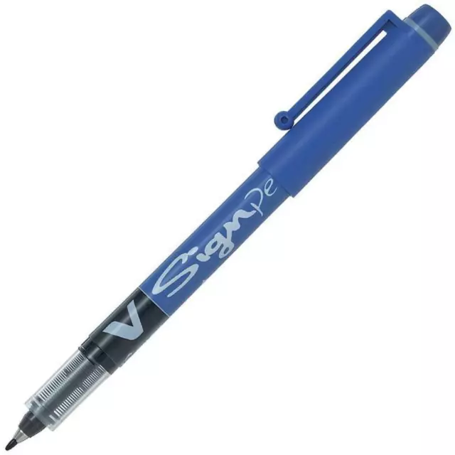 [Ref:SW-VSP-L] PILOT Stylo feutre V Sign Pen Pte moyenne 0,6 mm Bleu