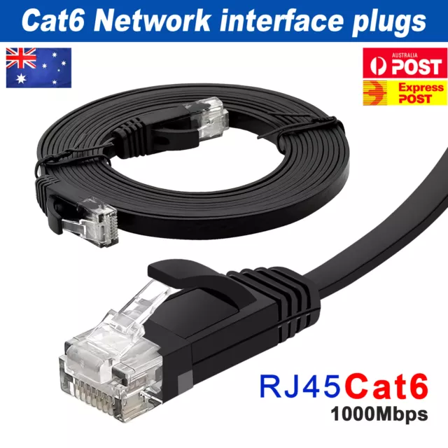 1m 2m 3m 5m 10m 15m 20m 25m 30m Ethernet Network Lan Cable CAT 6 1000Mbps RJ45