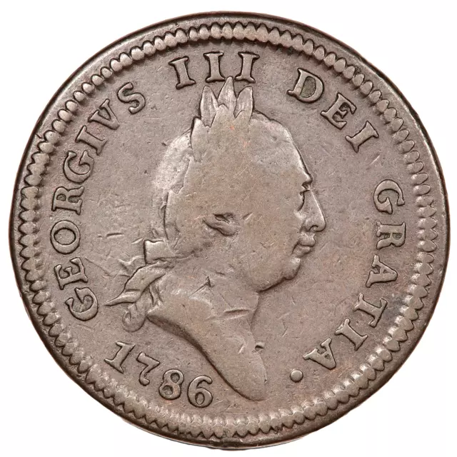 Isle Of Man: 1786 Penny (George Iii) (#3217)