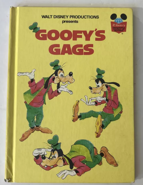 Vintage 1974 Walt Disney’s Goofy’s Gags (HC, Children’s Book, 1974)