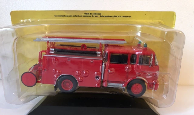 Camion De Pompiers BERLIET GAK SDIS Du Haut-Rhin - Modèle Réduit 1/43 IXO, Occasion TBE