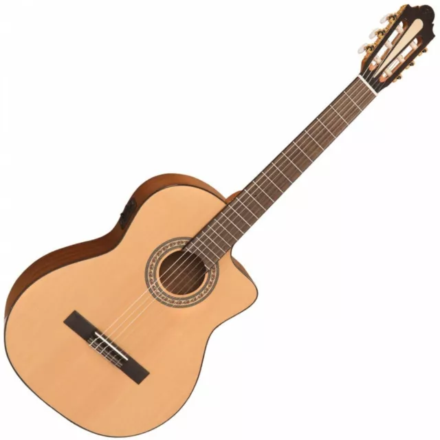 Santos Martinez Preludio Cutaway Electro-Classical Guitar SM450CE