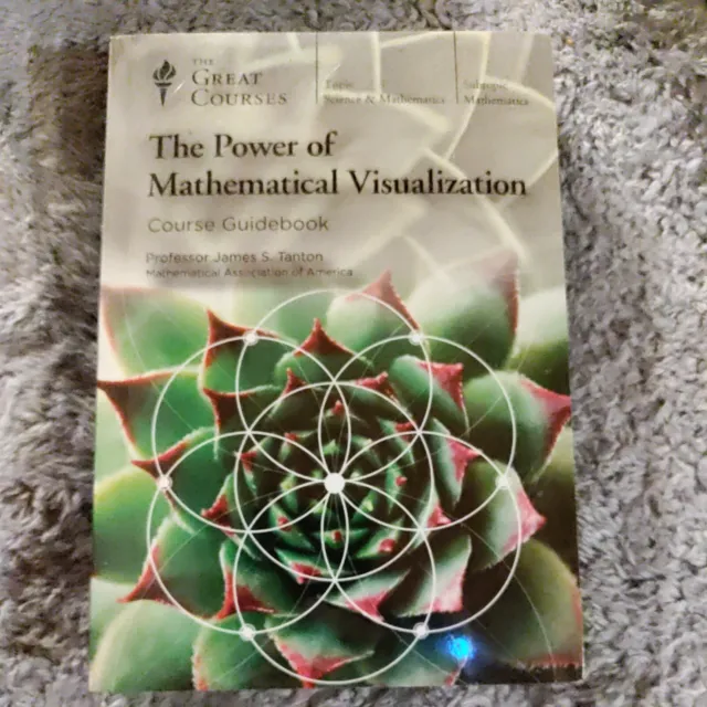 🔥Great Courses The Power of Mathematical Visualization Guidebook & 4 DVD Set🔥
